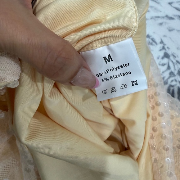 Champagne Sequin Two-Piece Glam Set - Picture 4 of 8